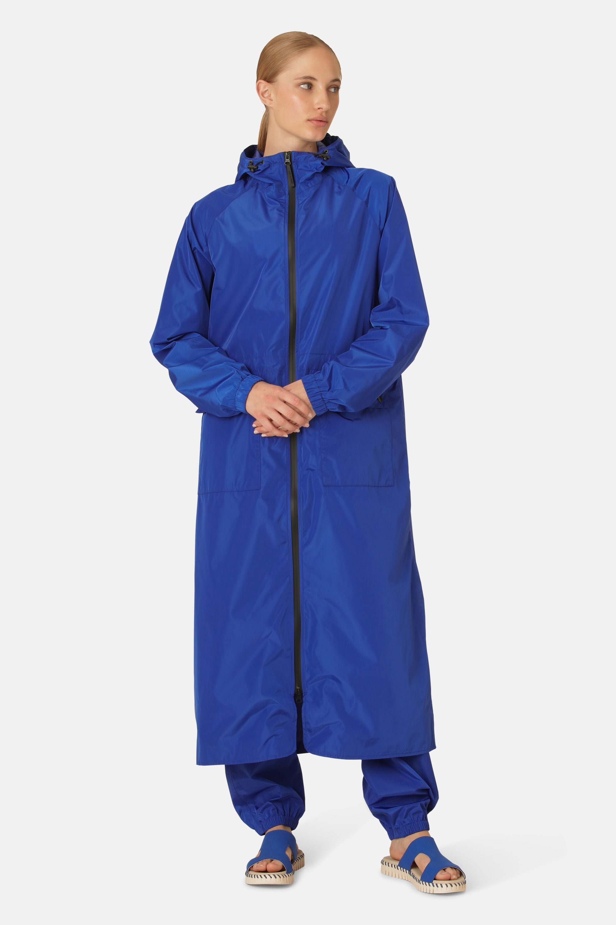 Ilse Jacobsen Hornbæk Rain Regenmantel Raincoat 674 Blue Web